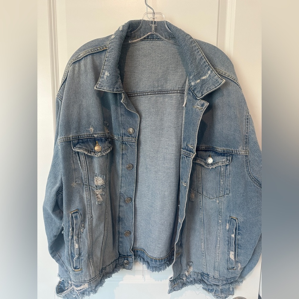Zara Light Blue Denim Jacket
